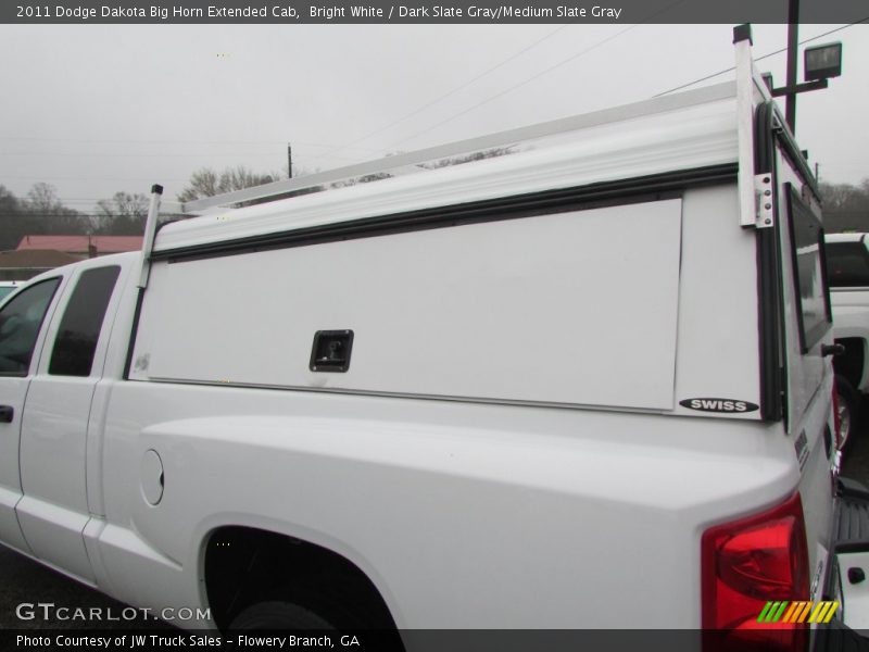 Bright White / Dark Slate Gray/Medium Slate Gray 2011 Dodge Dakota Big Horn Extended Cab