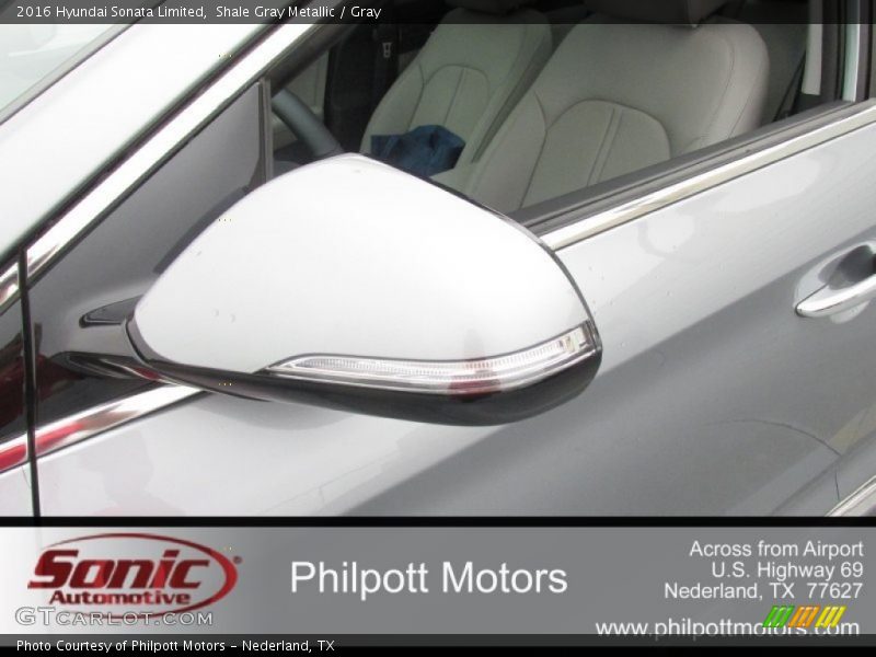 Shale Gray Metallic / Gray 2016 Hyundai Sonata Limited