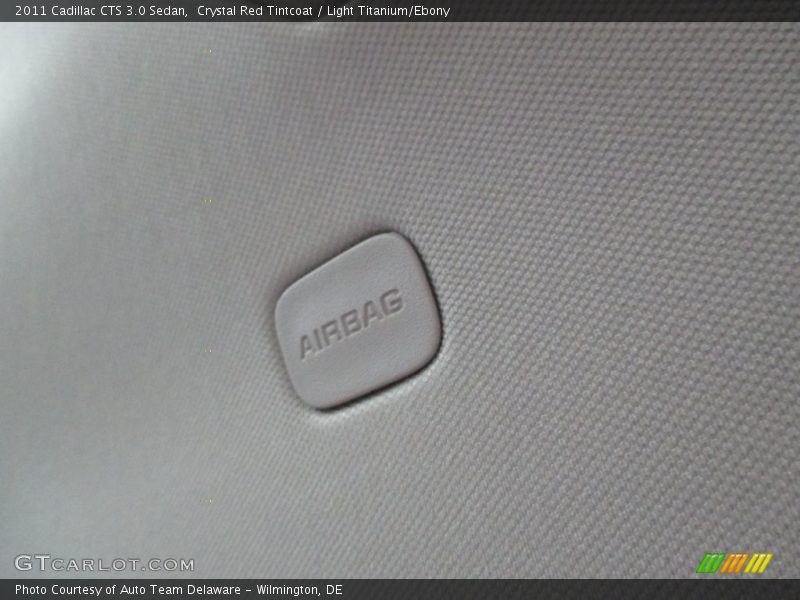 Crystal Red Tintcoat / Light Titanium/Ebony 2011 Cadillac CTS 3.0 Sedan