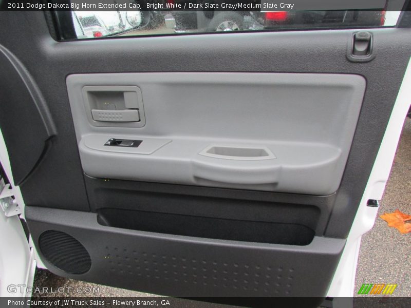 Bright White / Dark Slate Gray/Medium Slate Gray 2011 Dodge Dakota Big Horn Extended Cab