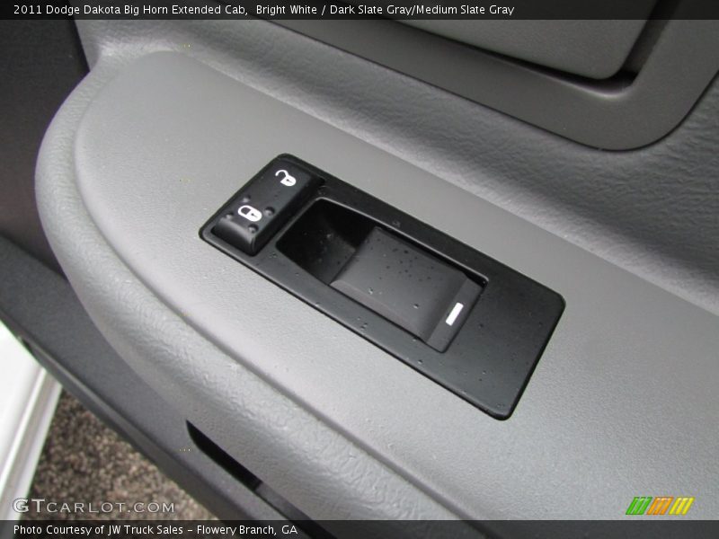 Bright White / Dark Slate Gray/Medium Slate Gray 2011 Dodge Dakota Big Horn Extended Cab