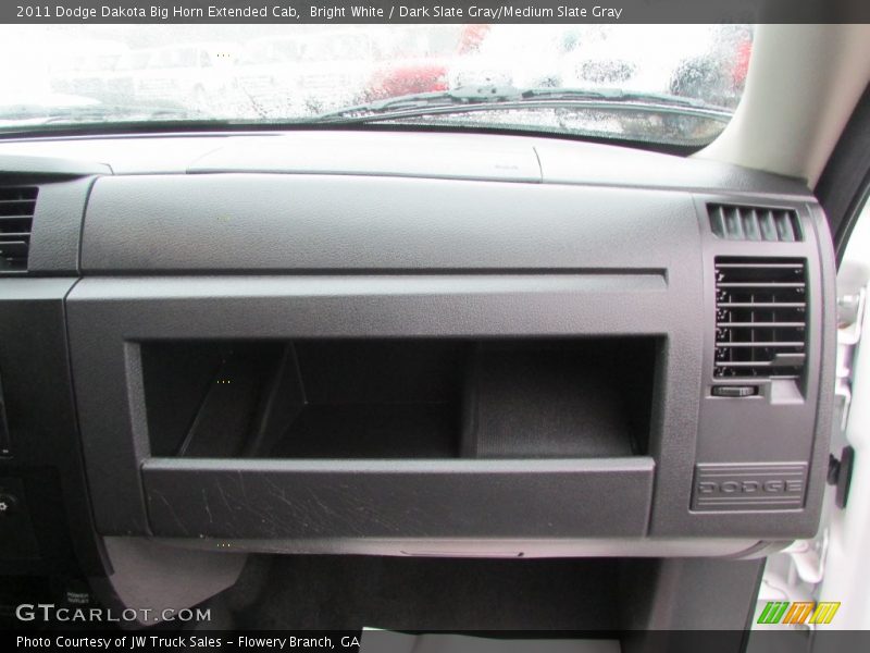 Bright White / Dark Slate Gray/Medium Slate Gray 2011 Dodge Dakota Big Horn Extended Cab