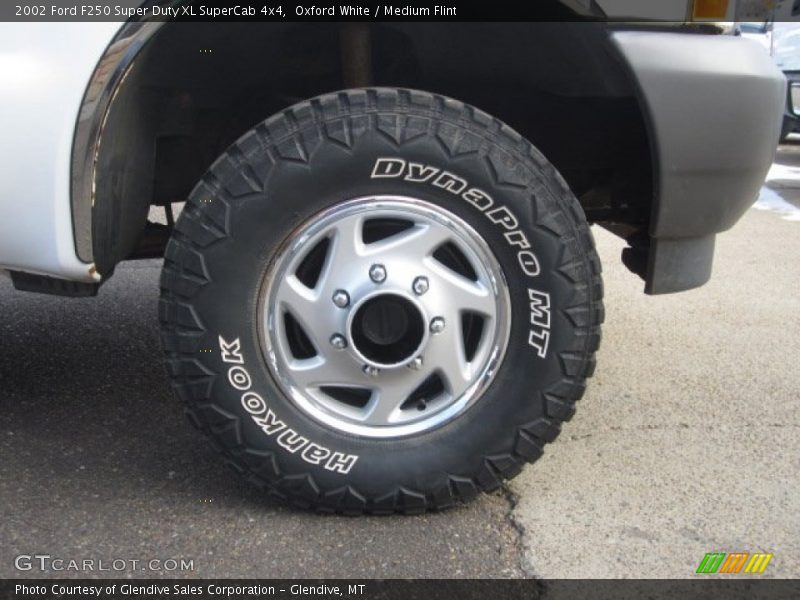 Oxford White / Medium Flint 2002 Ford F250 Super Duty XL SuperCab 4x4