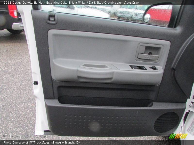 Bright White / Dark Slate Gray/Medium Slate Gray 2011 Dodge Dakota Big Horn Extended Cab