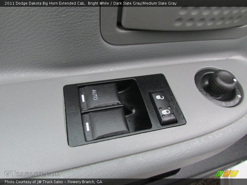 Bright White / Dark Slate Gray/Medium Slate Gray 2011 Dodge Dakota Big Horn Extended Cab