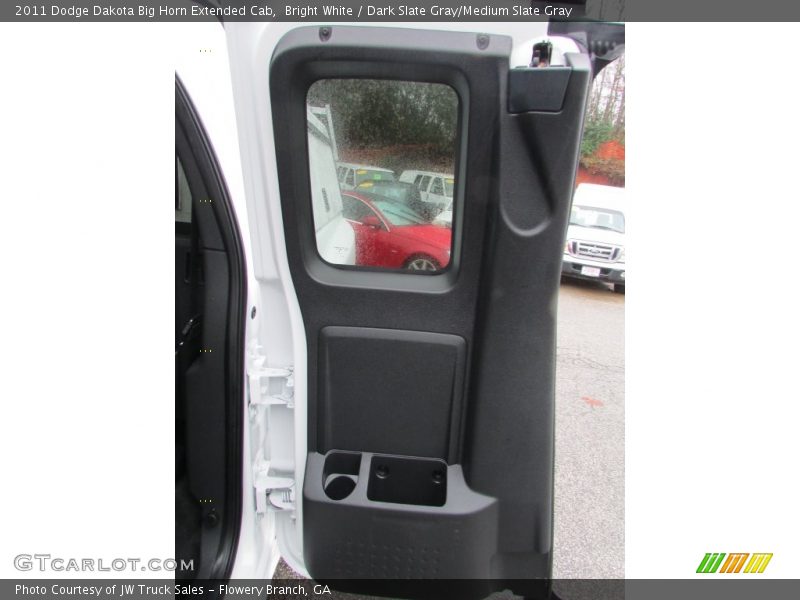 Bright White / Dark Slate Gray/Medium Slate Gray 2011 Dodge Dakota Big Horn Extended Cab