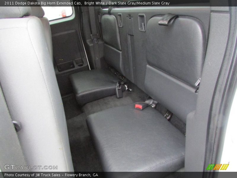 Bright White / Dark Slate Gray/Medium Slate Gray 2011 Dodge Dakota Big Horn Extended Cab
