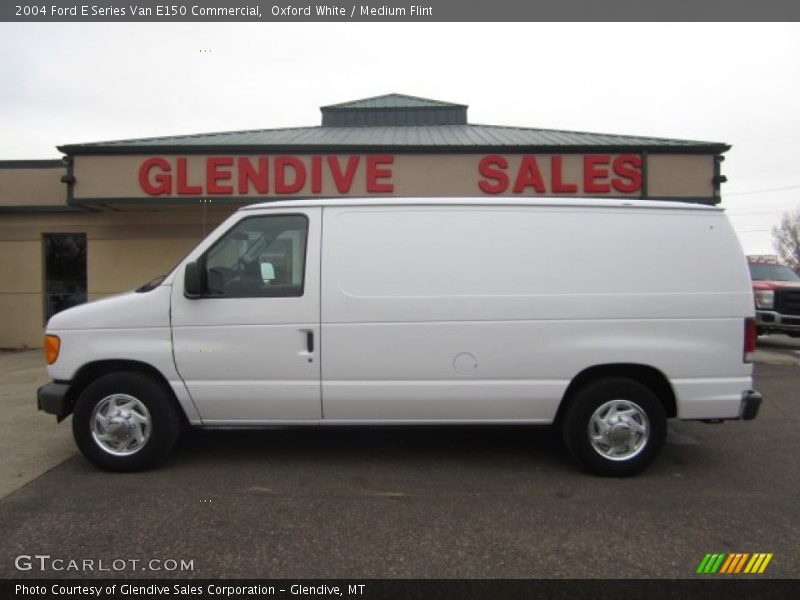 Oxford White / Medium Flint 2004 Ford E Series Van E150 Commercial