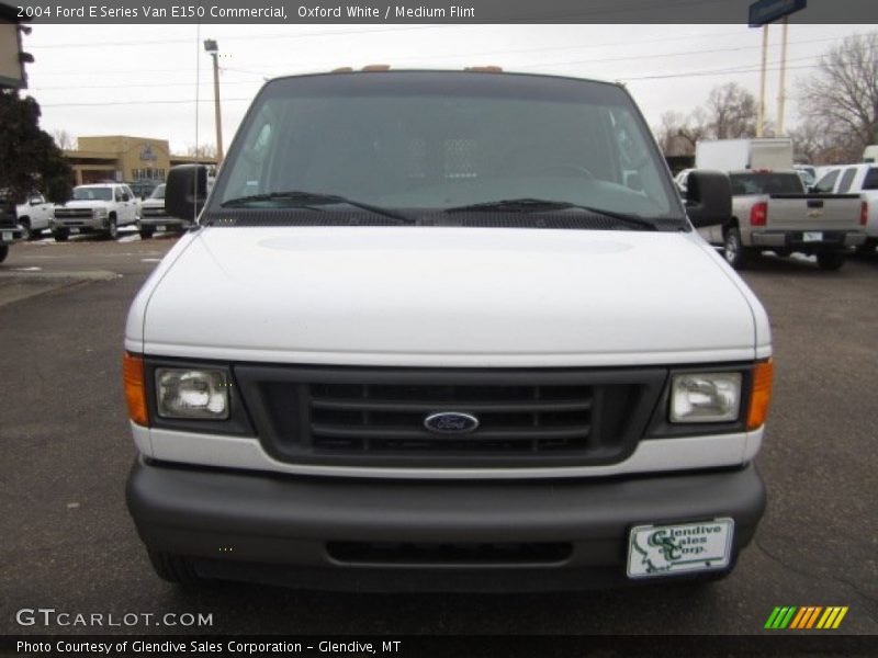 Oxford White / Medium Flint 2004 Ford E Series Van E150 Commercial