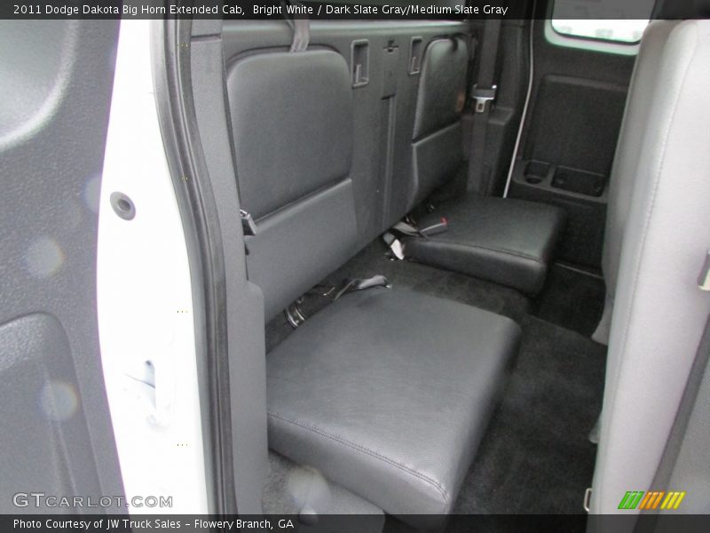 Bright White / Dark Slate Gray/Medium Slate Gray 2011 Dodge Dakota Big Horn Extended Cab
