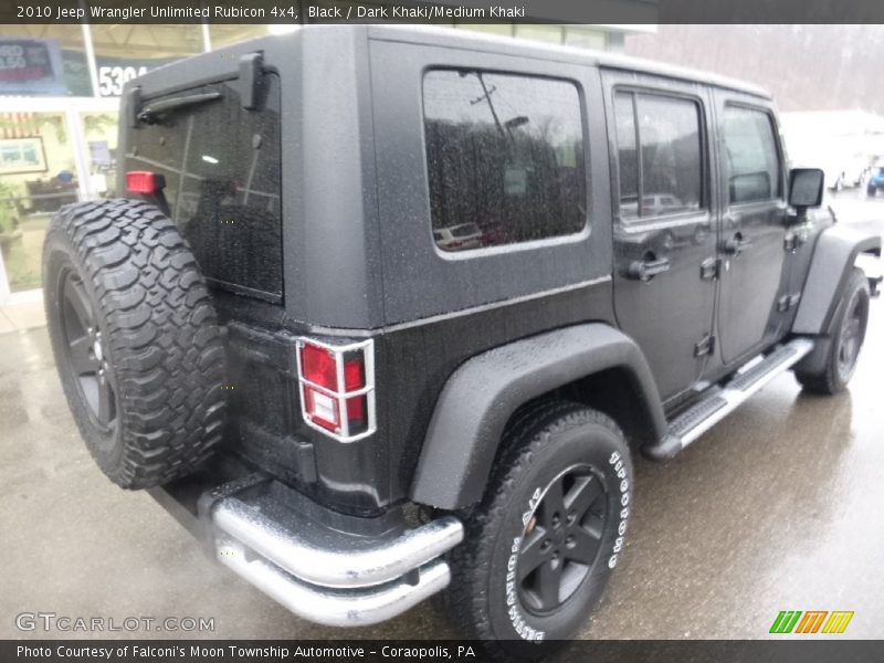 Black / Dark Khaki/Medium Khaki 2010 Jeep Wrangler Unlimited Rubicon 4x4