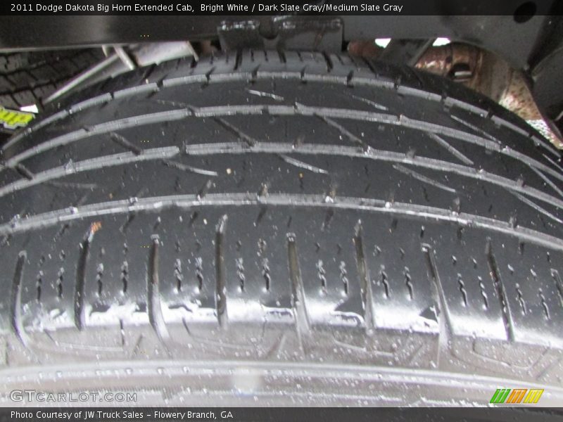 Bright White / Dark Slate Gray/Medium Slate Gray 2011 Dodge Dakota Big Horn Extended Cab