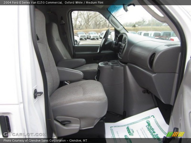 Oxford White / Medium Flint 2004 Ford E Series Van E150 Commercial