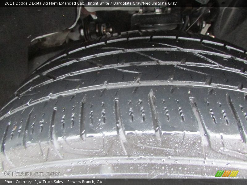 Bright White / Dark Slate Gray/Medium Slate Gray 2011 Dodge Dakota Big Horn Extended Cab