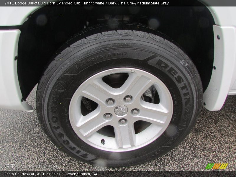 Bright White / Dark Slate Gray/Medium Slate Gray 2011 Dodge Dakota Big Horn Extended Cab