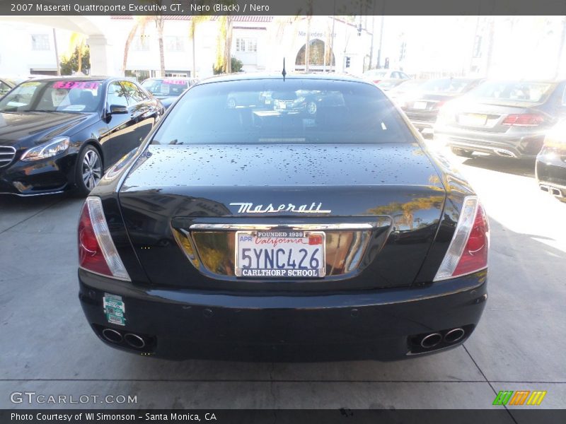 Nero (Black) / Nero 2007 Maserati Quattroporte Executive GT
