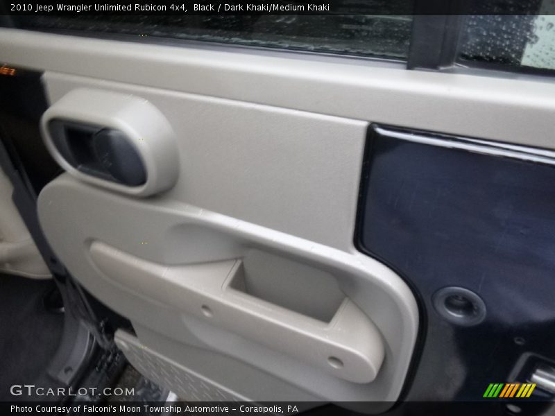 Black / Dark Khaki/Medium Khaki 2010 Jeep Wrangler Unlimited Rubicon 4x4