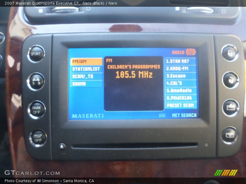 Nero (Black) / Nero 2007 Maserati Quattroporte Executive GT