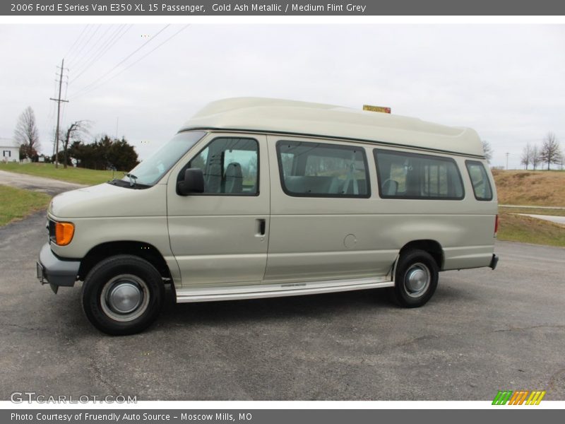 Gold Ash Metallic / Medium Flint Grey 2006 Ford E Series Van E350 XL 15 Passenger