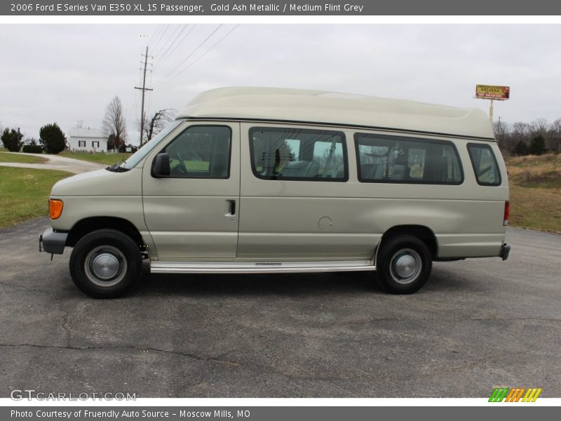 Gold Ash Metallic / Medium Flint Grey 2006 Ford E Series Van E350 XL 15 Passenger