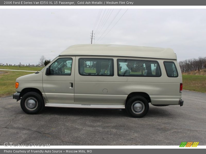 Gold Ash Metallic / Medium Flint Grey 2006 Ford E Series Van E350 XL 15 Passenger