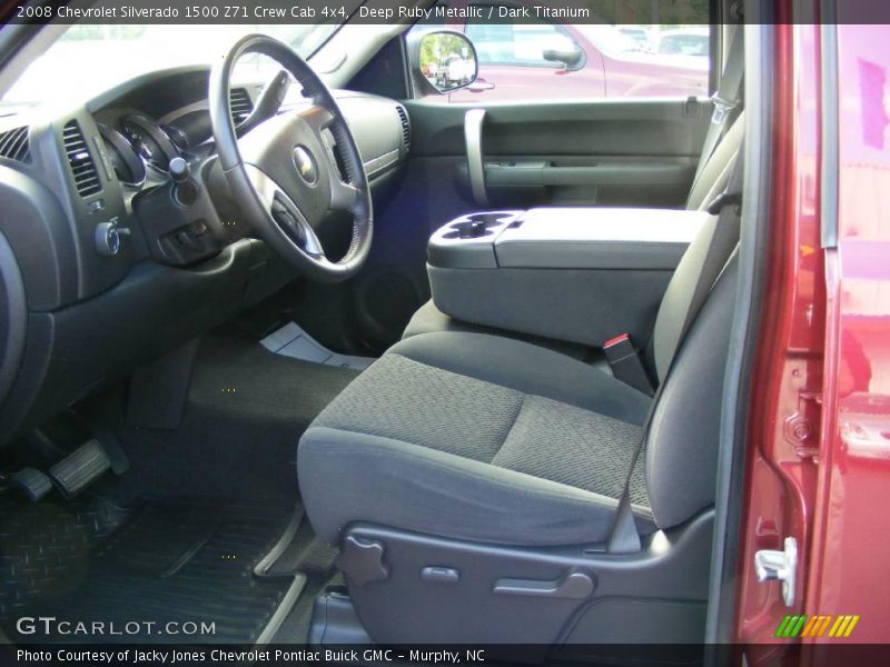 Deep Ruby Metallic / Dark Titanium 2008 Chevrolet Silverado 1500 Z71 Crew Cab 4x4