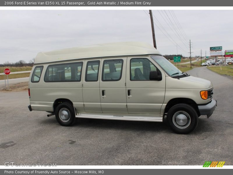 Gold Ash Metallic / Medium Flint Grey 2006 Ford E Series Van E350 XL 15 Passenger