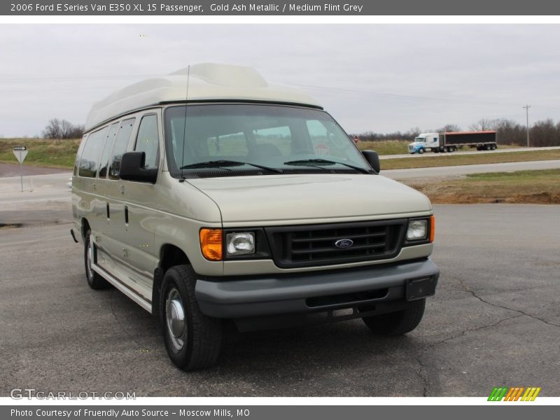 Gold Ash Metallic / Medium Flint Grey 2006 Ford E Series Van E350 XL 15 Passenger