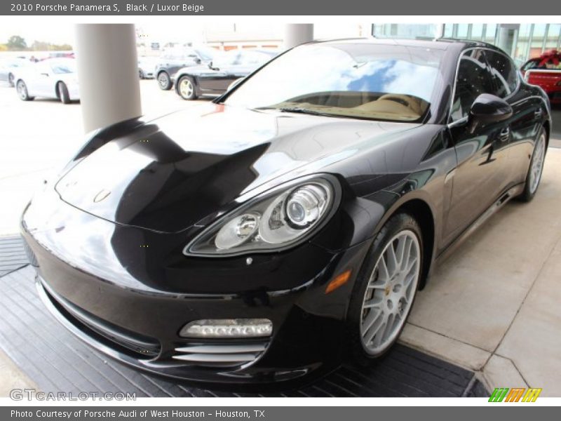 Black / Luxor Beige 2010 Porsche Panamera S