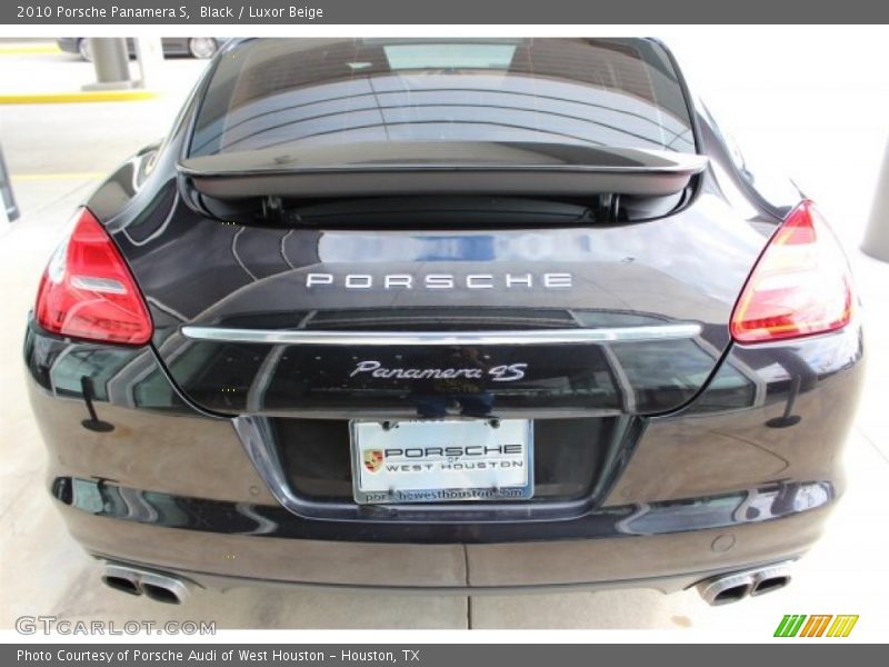 Black / Luxor Beige 2010 Porsche Panamera S