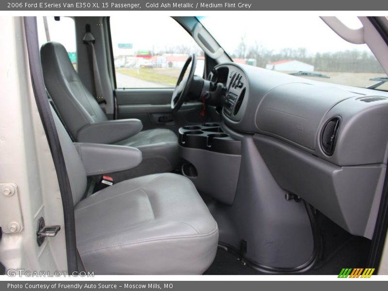 Gold Ash Metallic / Medium Flint Grey 2006 Ford E Series Van E350 XL 15 Passenger