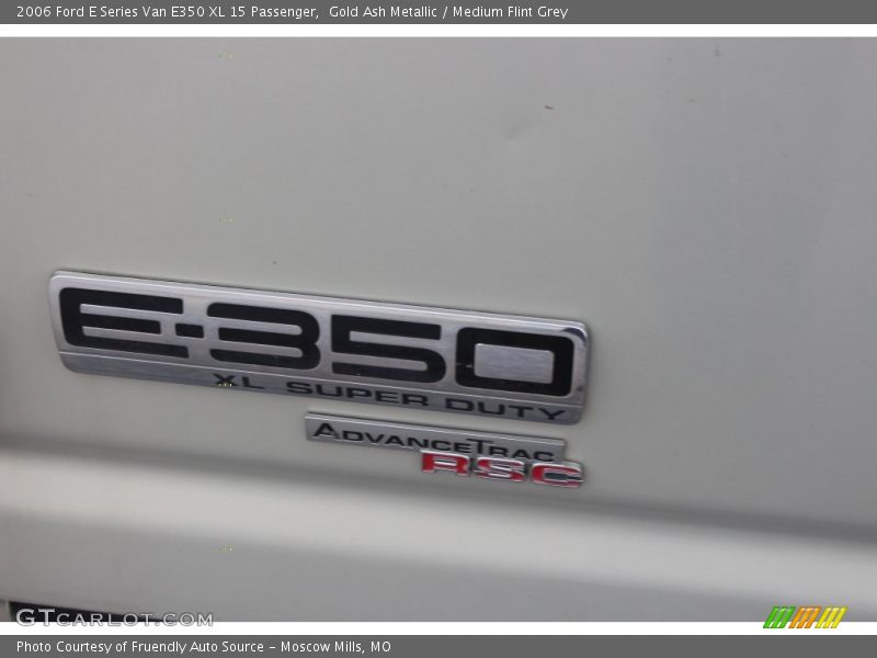 Gold Ash Metallic / Medium Flint Grey 2006 Ford E Series Van E350 XL 15 Passenger