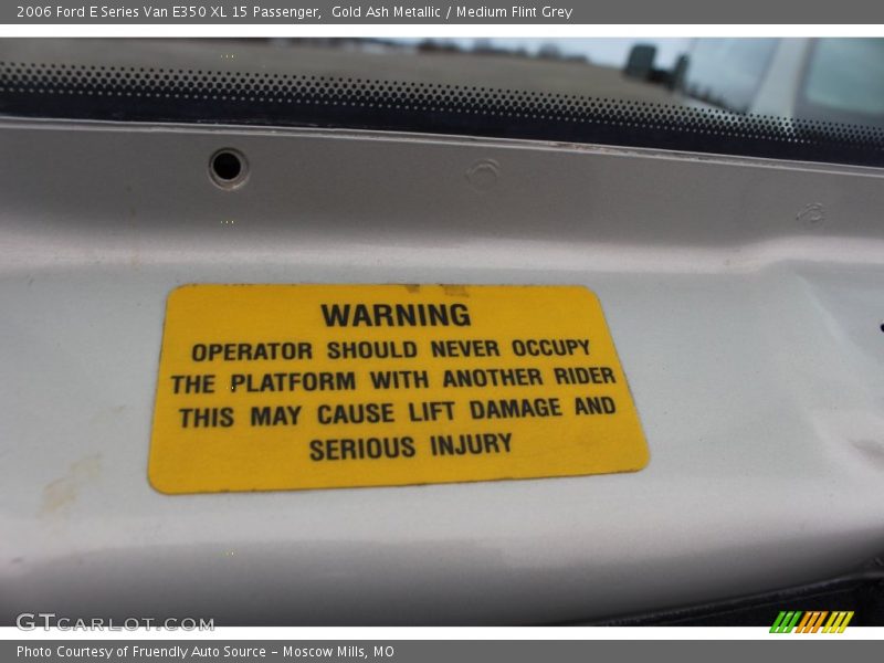 Gold Ash Metallic / Medium Flint Grey 2006 Ford E Series Van E350 XL 15 Passenger