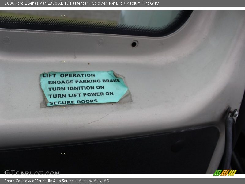 Gold Ash Metallic / Medium Flint Grey 2006 Ford E Series Van E350 XL 15 Passenger