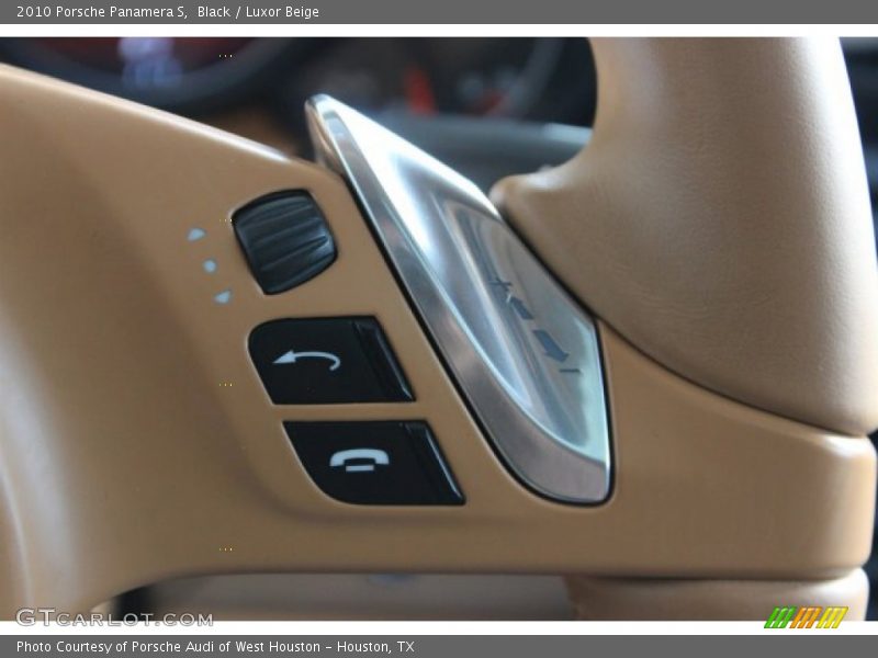 Black / Luxor Beige 2010 Porsche Panamera S