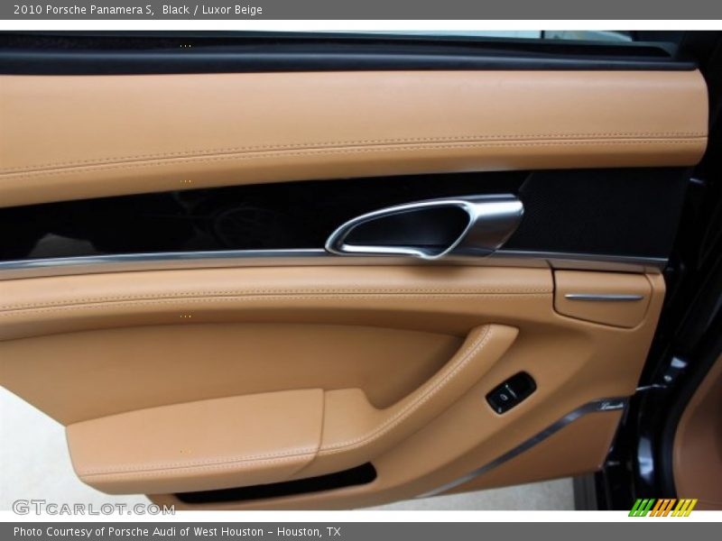 Black / Luxor Beige 2010 Porsche Panamera S