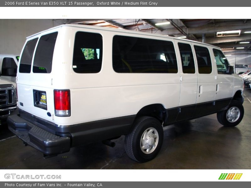 Oxford White / Medium Flint Grey 2006 Ford E Series Van E350 XLT 15 Passenger