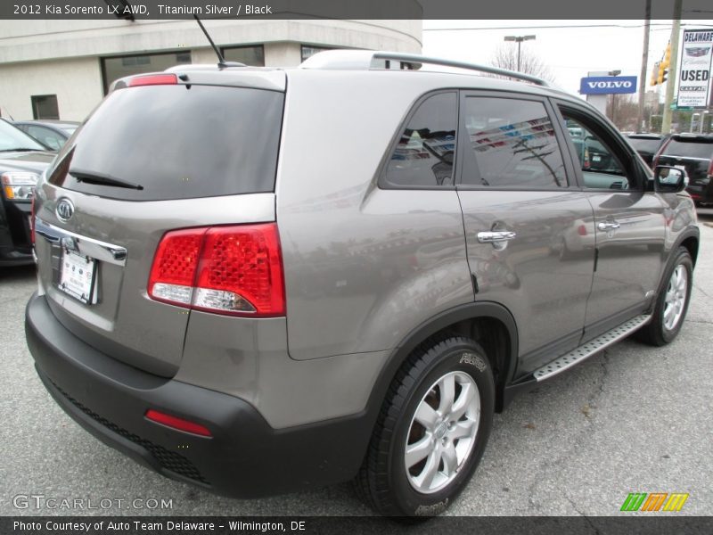 Titanium Silver / Black 2012 Kia Sorento LX AWD