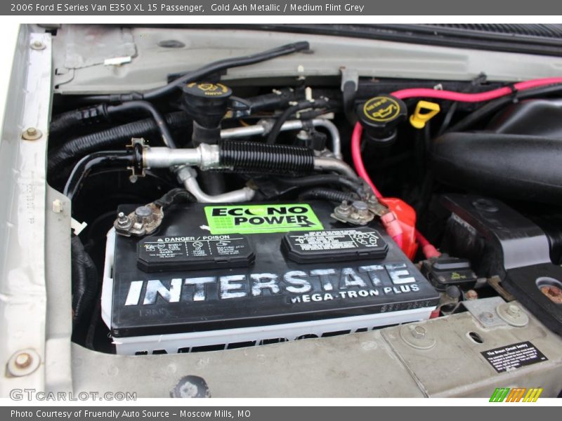 Gold Ash Metallic / Medium Flint Grey 2006 Ford E Series Van E350 XL 15 Passenger
