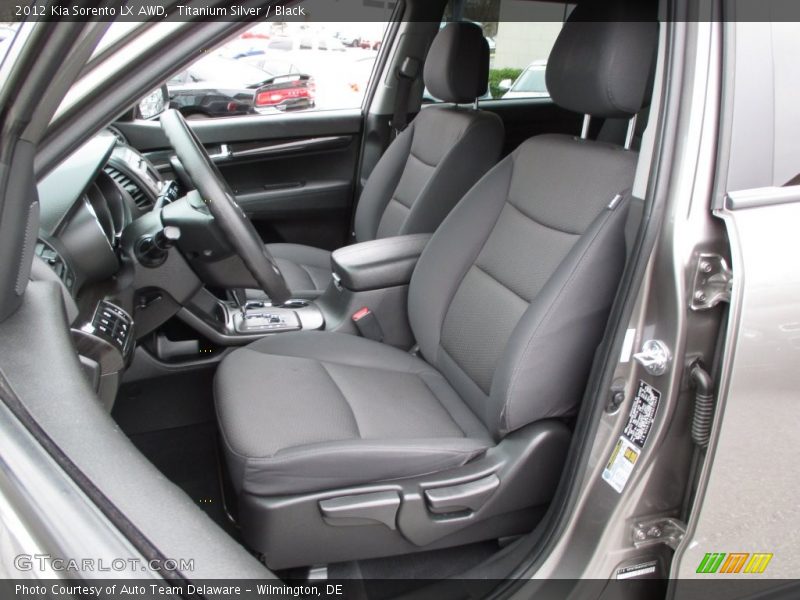 Titanium Silver / Black 2012 Kia Sorento LX AWD