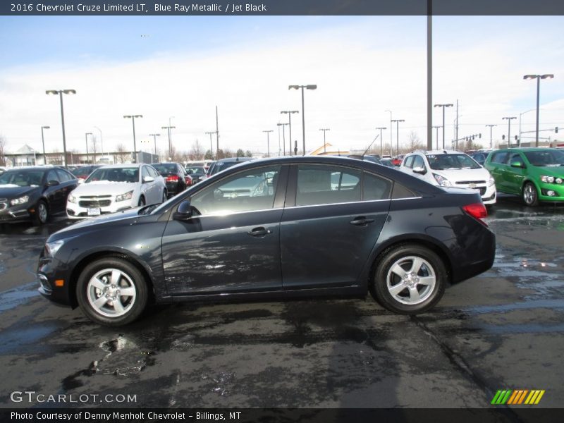 Blue Ray Metallic / Jet Black 2016 Chevrolet Cruze Limited LT