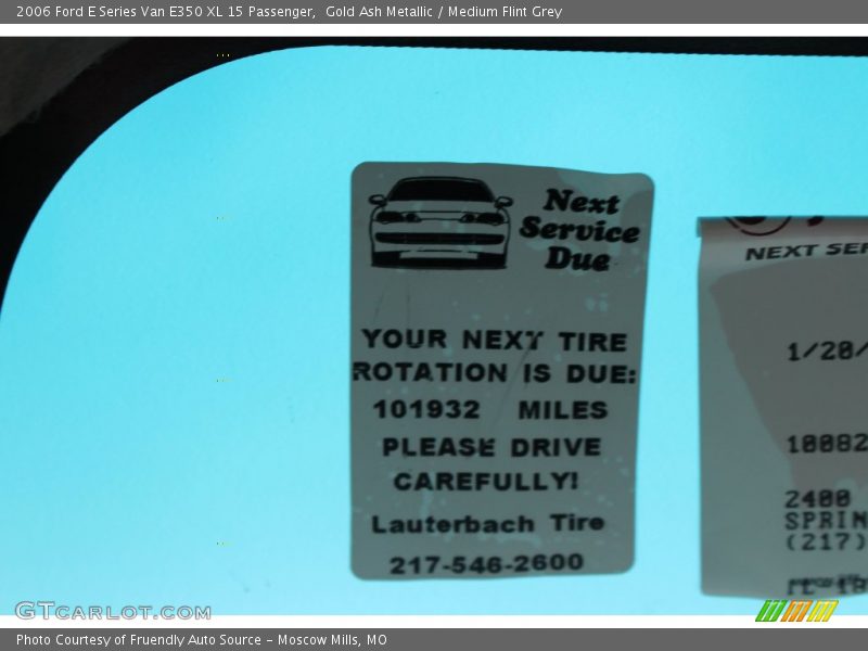 Gold Ash Metallic / Medium Flint Grey 2006 Ford E Series Van E350 XL 15 Passenger