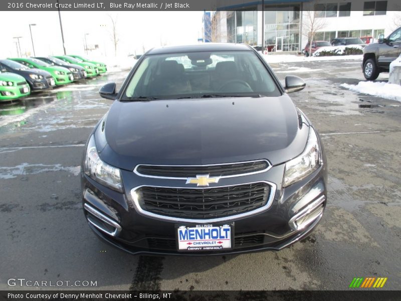 Blue Ray Metallic / Jet Black 2016 Chevrolet Cruze Limited LT