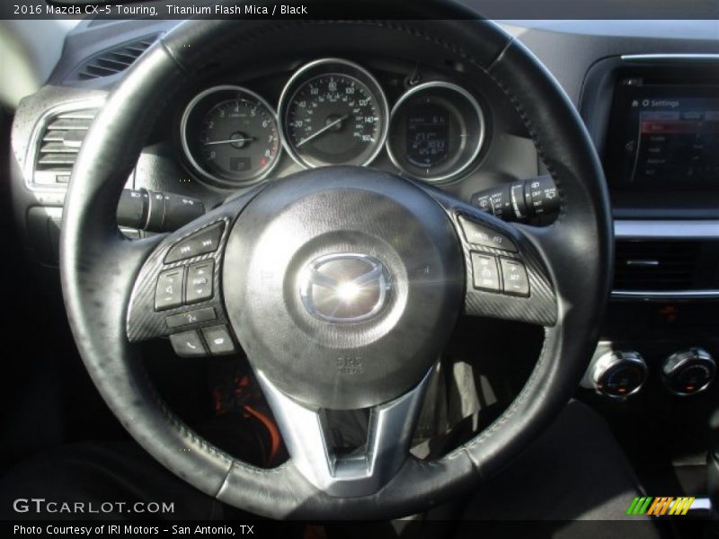 Titanium Flash Mica / Black 2016 Mazda CX-5 Touring