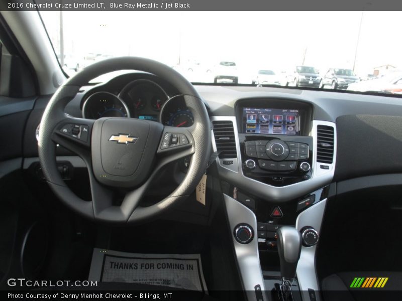 Blue Ray Metallic / Jet Black 2016 Chevrolet Cruze Limited LT