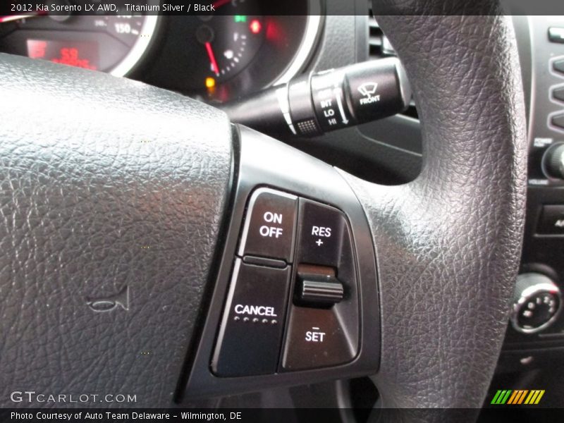 Titanium Silver / Black 2012 Kia Sorento LX AWD