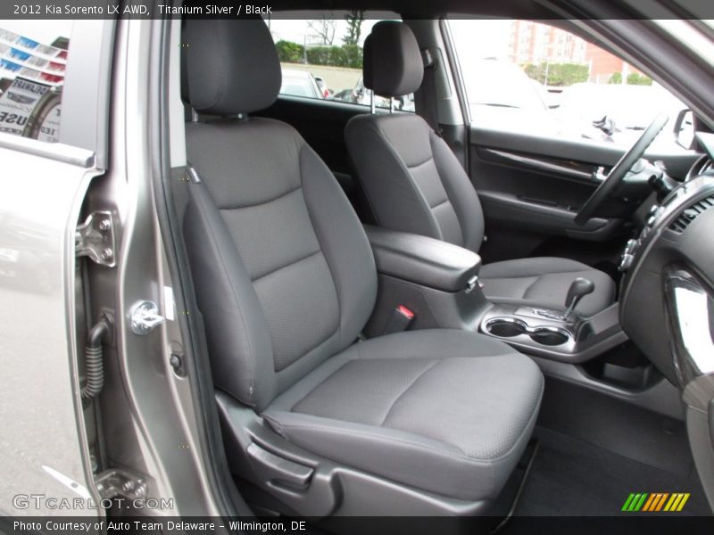 Titanium Silver / Black 2012 Kia Sorento LX AWD