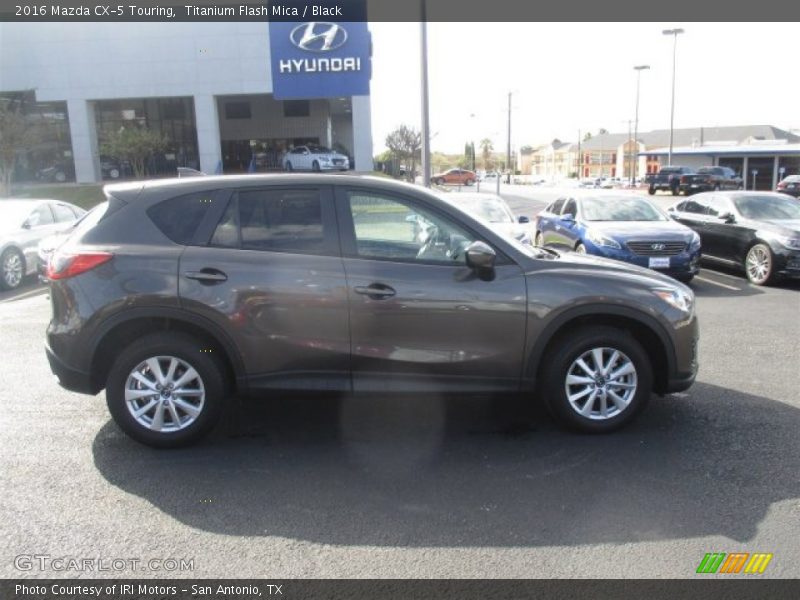 Titanium Flash Mica / Black 2016 Mazda CX-5 Touring