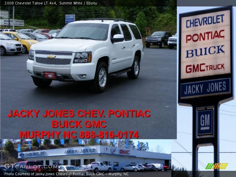 Summit White / Ebony 2008 Chevrolet Tahoe LT 4x4