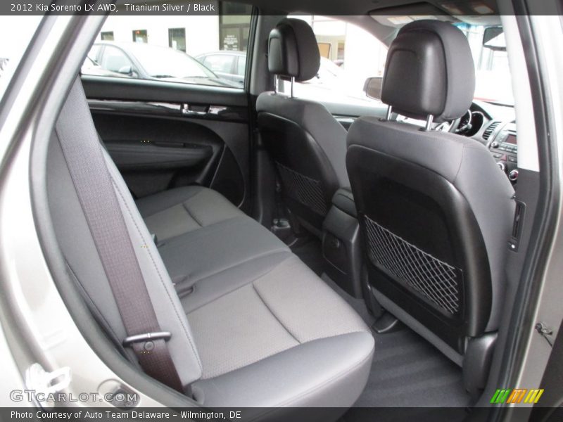 Titanium Silver / Black 2012 Kia Sorento LX AWD